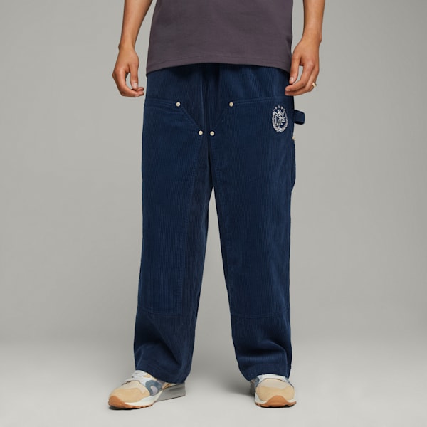 Pants PUMA x RHUIGI de pana para hombre, Persian Blue, extralarge